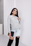 Pearl Sweater with Butterfly Lace Accessories - 3