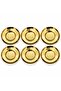 Stainless Steel Gold Tea Plate - 6 Pieces - 3