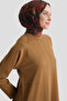 Basic Knitwear Dress Camel - 5