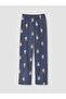 Ozmarka New Season Blue Crew Neck Boys' Pajama Set - 6