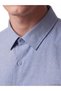 Ozmarka New Season Blue Standard Fit Gabardine Men's Shirt - 3