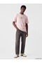 Peak New Season Pink Crew Neck Printed Men's T-Shirt - 2