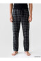 Esvab • Modern & Distinctive Standard Fit Checkered Embroidered Men's Pajama Bottoms - 2
