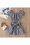 Two-Piece Clothing Set for Girls | 48–60 Months | Maroon | Cotton | Summer Casual Dress - 2