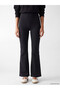 Peak New Season Black High Waist Spanish Leg Women's Leggings - 2