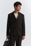 Buckle Closure Blazer Jacket