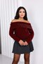 Madonna Collar Pearl Sweater