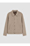 Özmarka New Season Beige Regular Fit Men's Shirt Jacket