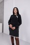 Sweater with Ribbon Skirt and Polka Dot Lace 2-Piece Set