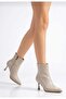Pointed Toe Heeled Boots 6cm - 4