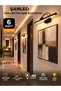 6W Electric Flute Led Sconce Black Color Daylight Adjustable Head 2 Pcs - 3