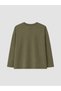 Vizyon New Season Khaki Boys' Long Sleeve T-Shirt - 4