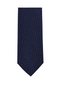 White Dot Patterned Thin Navy Blue Tie – 7 cm Wide - 6