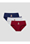 Bear Teddy Printed Girls' Panties 3-Piece