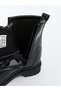 Özmarka New Season Black Leather Look Baby Girl Boots - 7