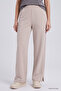 Beige Wide-Leg Pleated Women's Trousers - 94688 - 4