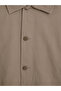 Özmarka New Season Beige Regular Fit Men's Shirt Jacket - 4