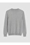 Vizyon New Season Gray Crew Neck Men's Knitwear Sweater - 5