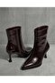 Pointed Toe Heeled Boots 6cm - 2