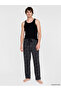 Esvab • Modern & Distinctive Standard Fit Checkered Embroidered Men's Pajama Bottoms