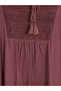 Vizyon New Season Pink Tie-Neck Embroidered Blouse - 2
