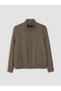 Seray New Season Khaki Regular Fit Stand Collar Men's Bomber Jacket - 6