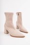 Vankos Women's Stretch Pointed Toe Heeled Boots – Stylish and Elegant Design Heel Height 6 cm - 3