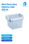 Mini Deep Square Storage Container 550 ml Plastic
