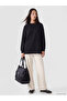 Alita City Black Diver Fabric Plain Oversize Women's Sweatshirt Tunic with a Difference - 2