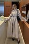 Stone Belted Premium Oversize Trench Coat - 8646
