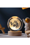 10 Pieces Full Moon Glass Globe – Decorative Lamp with Wooden Base and Usb, Moon Lamp for Table and Shelf, Glass Globe - 2