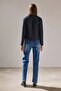 Short Striped Embroidered Jacket - 4