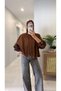 Kandos Brown Suede Jacket - 4