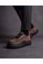 Baytuluk Bt-600 Tan Suede High Sole Casual Men's Shoes - 5