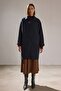 Velvet-Detail Oversize Trench Coat - 5