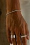3mm Wheat Twirl Silver Color Steel Men's Bracelet - 4