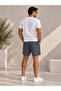 Men's Striped Shorts 100% Cotton 3 Yarns Without Pile Comfortable Cut Casual Sports Shorts - 4