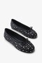 Cienzia Women's Ballerinas - Black Velvet - 3