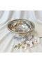 17 cm Round Metal Presentation Bowl Silver - 2