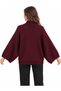 Asez Boutique Women's Turtleneck Bat Sleeve Oversize Knitwear Sweater - 3