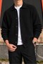 Polo Collar, Buttoned, Regular-Fit, Casual, Basic Knitwear Cardigan 26Pltk23 - 5