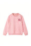 Women's Tired Mom Printed Oversize Crew Neck Sweatshirt - 4