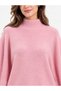 Asez Boutique Women's Turtleneck Bat Sleeve Oversize Knitwear Sweater - 2
