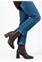 Women's Boots Brown Leather Stylish Zeto - 3