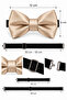 Adult Classic Satin Bow Tie - 2