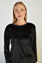 I Love Winter Embossed Printed Velvet Pajama Set - 6
