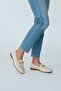 100% Genuine Leather Comfortable Daily Women's Ballerinas - 3