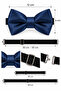 Adult Classic Satin Bow Tie - 2