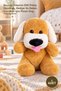 1 Piece Plush Toy Dog – Cute Design Plush Toy with a Tongue, Gift and Decoration, Plush Dog for Children