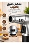 Windproof Jet Flame Torch Lighter – Metal Refillable Butane Lighter, Silver - 4